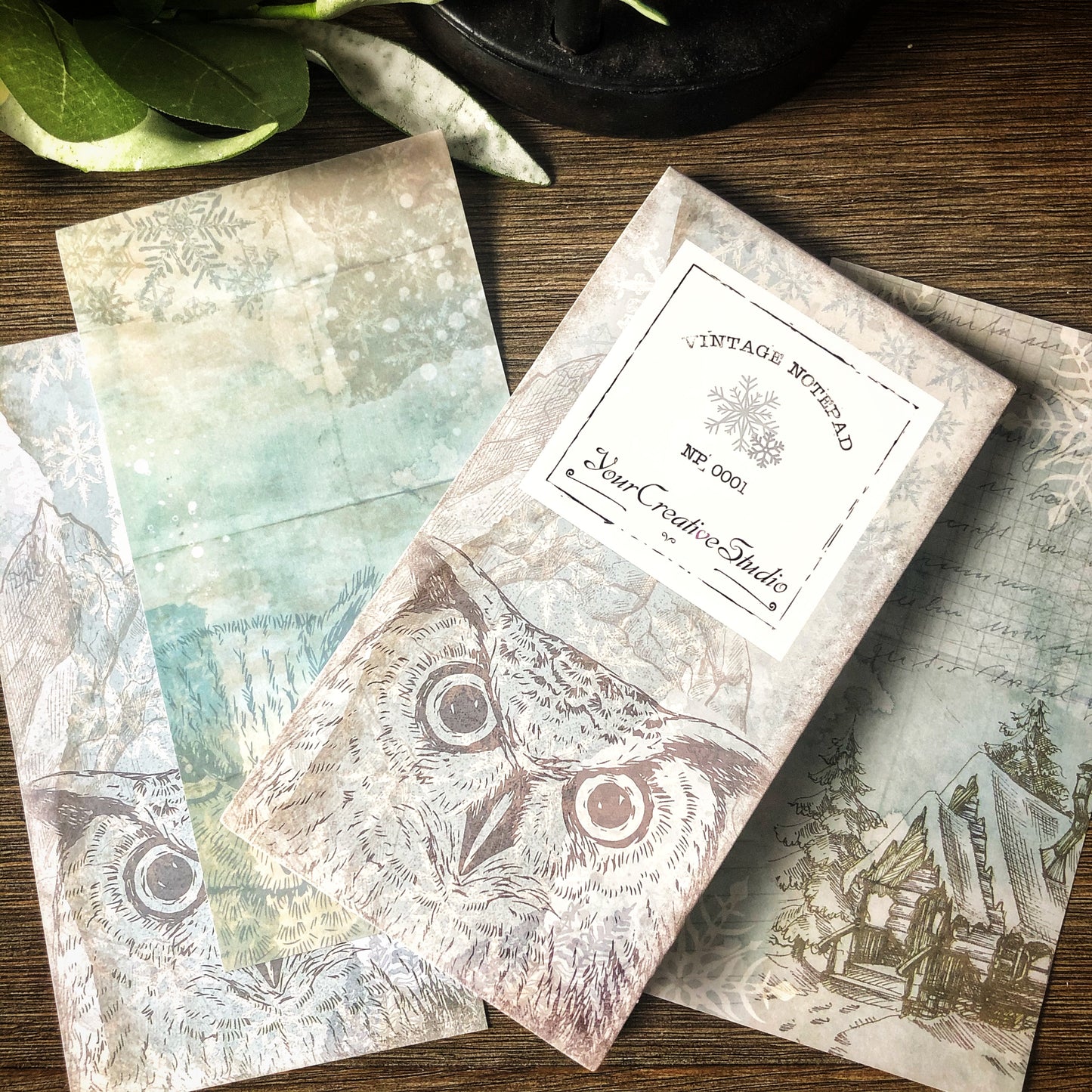 Your Creative Studio Notepad Owl NP 0001