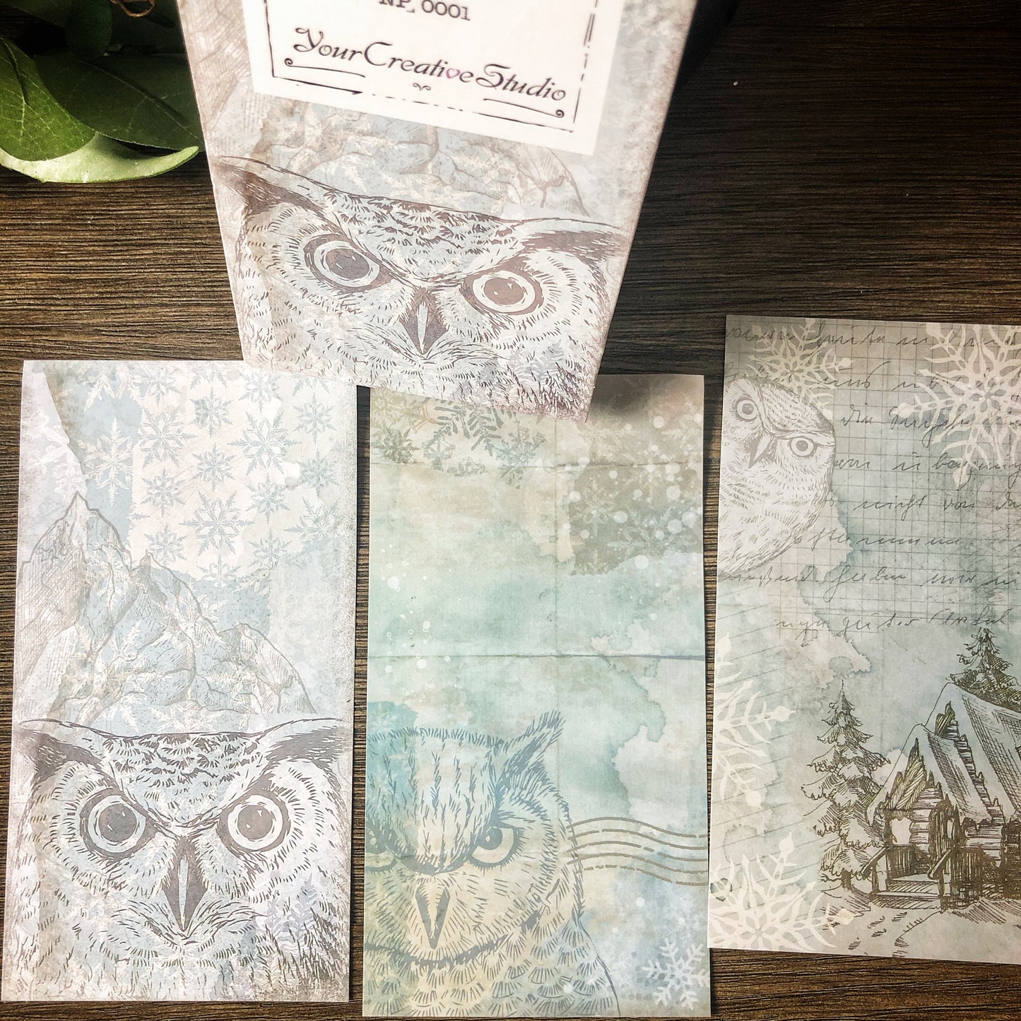 Your Creative Studio Notepad Owl NP 0001