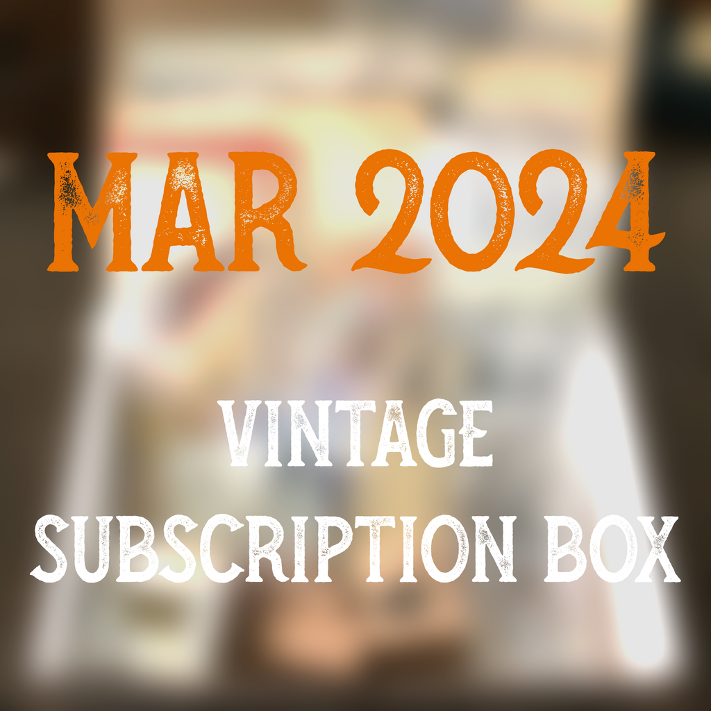 March 2024 stationery box - Vintage non-holiday themed
