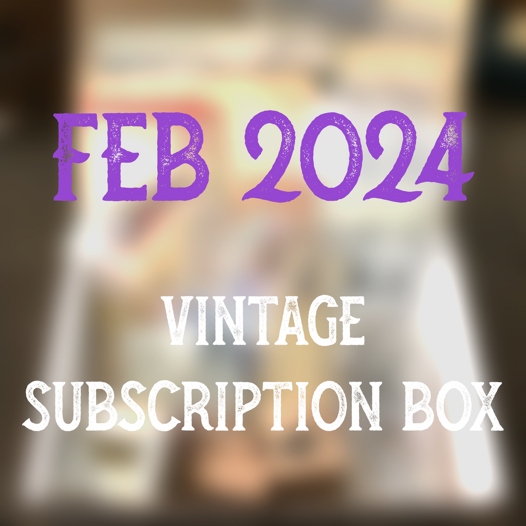 February 2024 stationery box - Vintage non-holiday themed