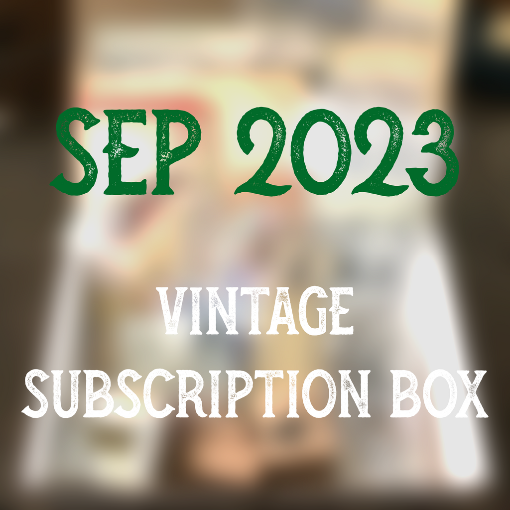 September 2023 stationery box - Vintage non-holiday themed
