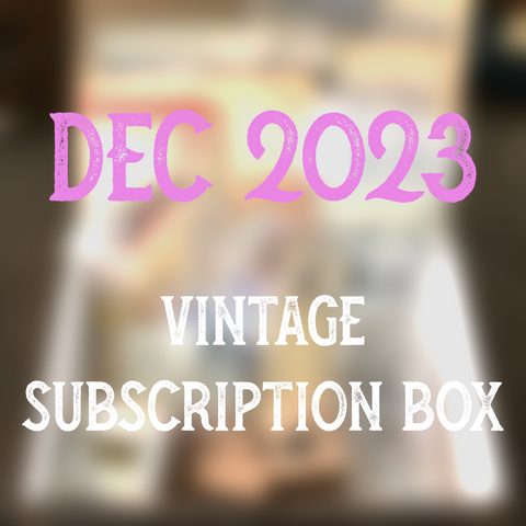 December 2023 stationery box - Vintage non-holiday themed