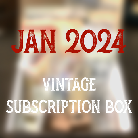 January 2024 stationery box - Vintage non-holiday themed