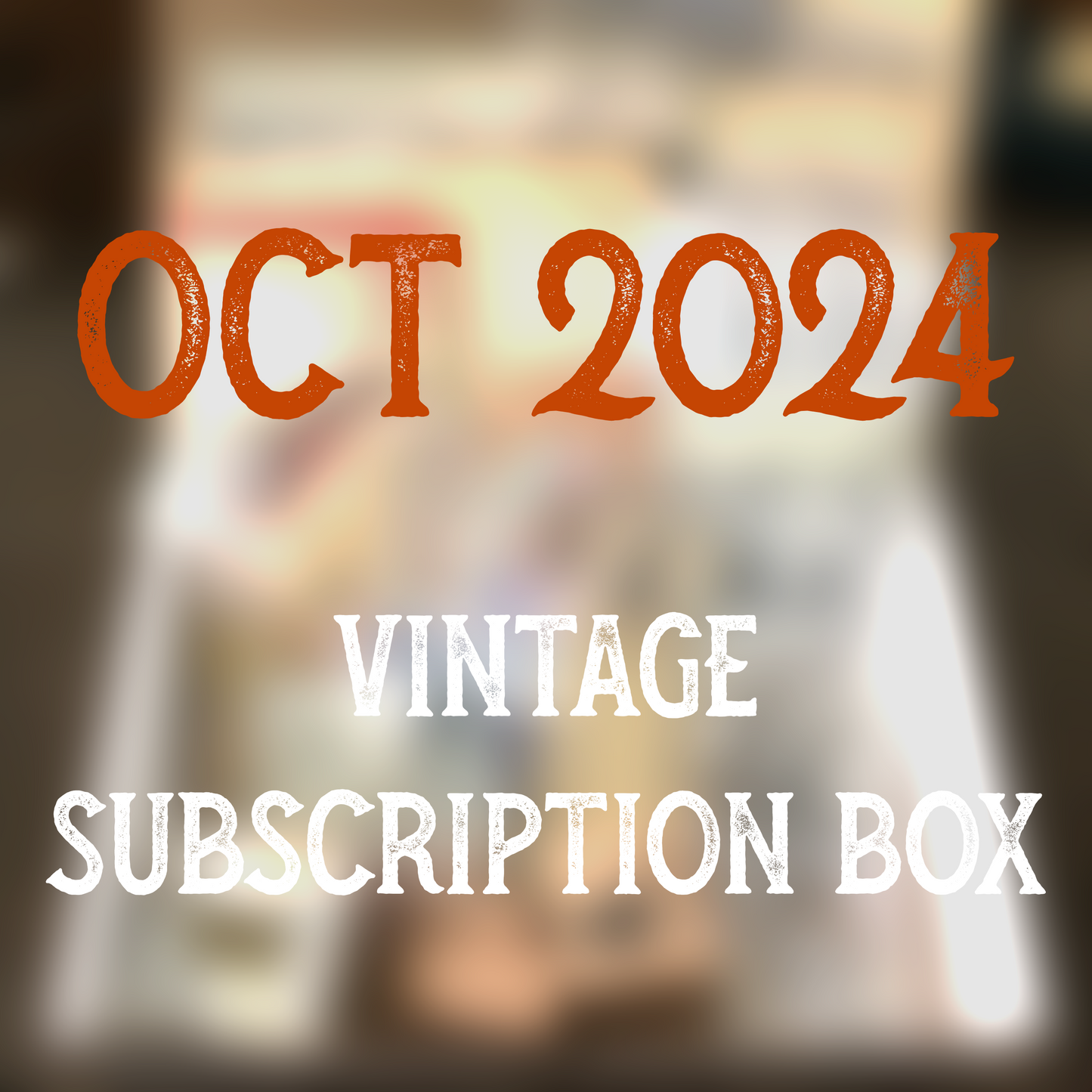 Preorder October 2024 stationery box - Vintage non-holiday themed