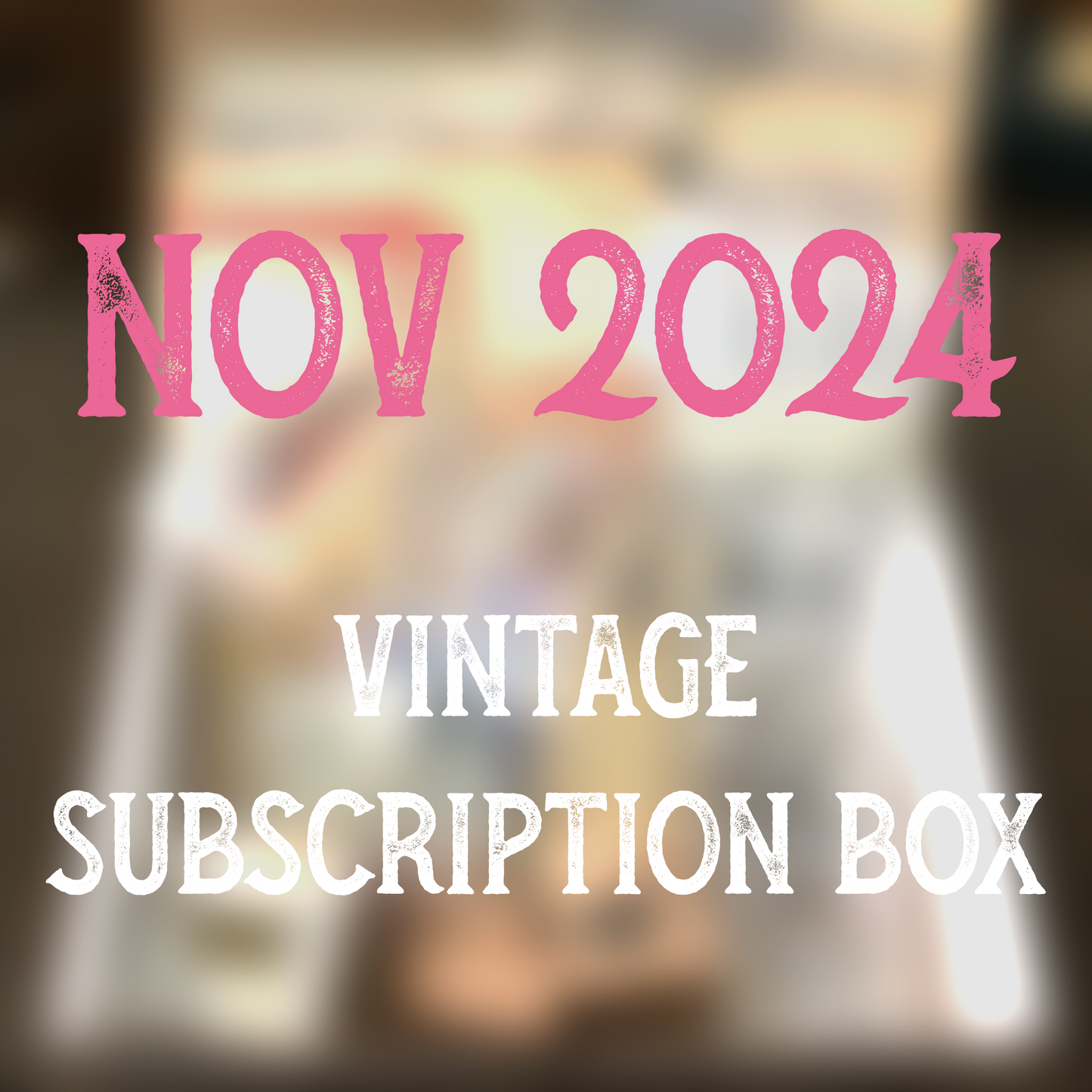 Preorder November 2024 stationery box - Vintage non-holiday themed