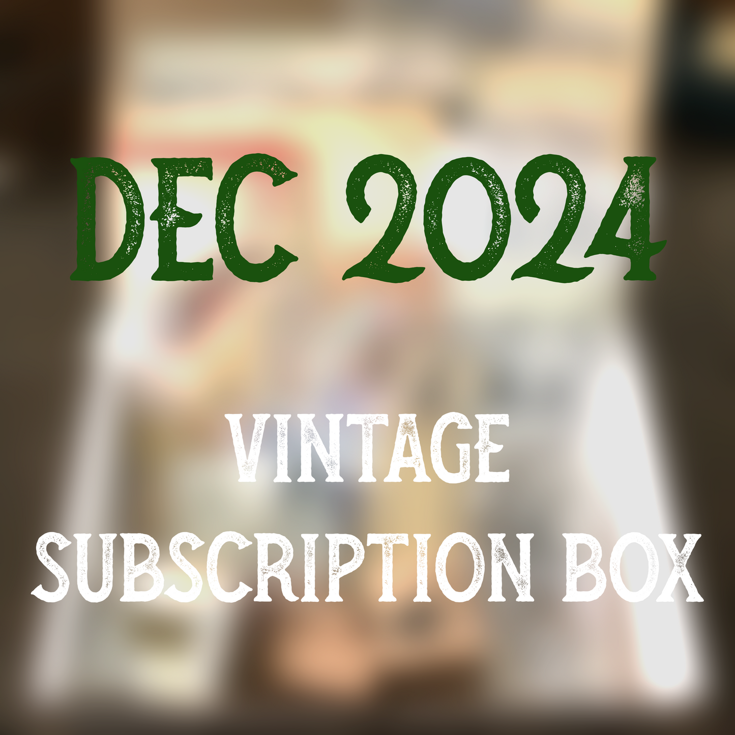 Preorder December 2024 stationery box - Vintage non-holiday themed