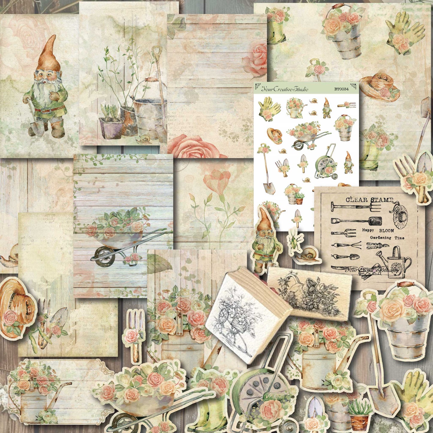 Vintage Gardening themed Collection-DM36EOYR23H