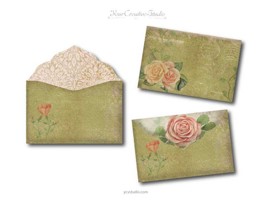 Printable – Vintage Gardening Envelope