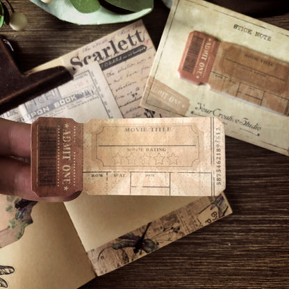 Your Creative Studio StickyNotePad Movie Ticket SKN 0002