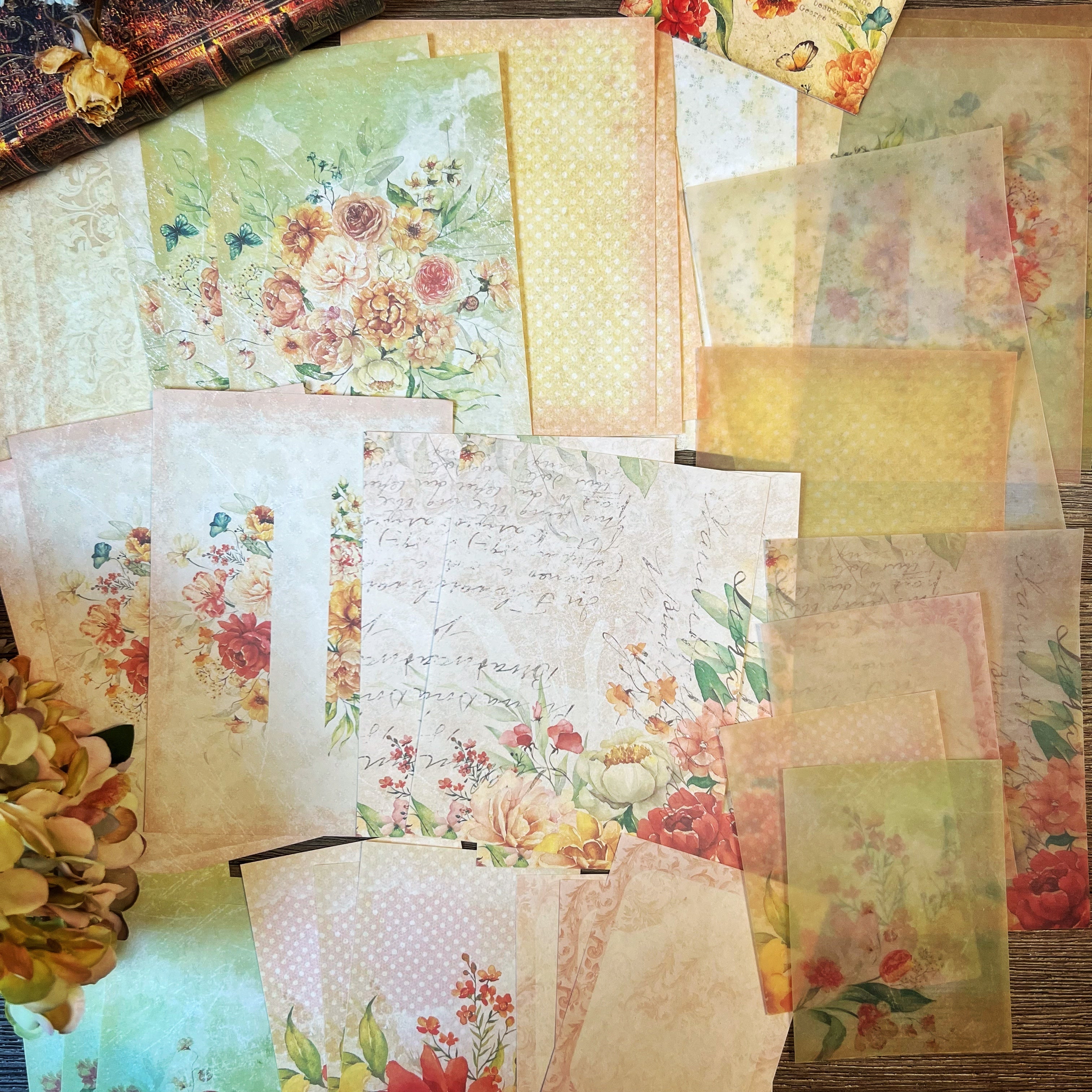 Vintage FLOWER themed Collection -D99XPMJLPVZ – YourCreativeStudio