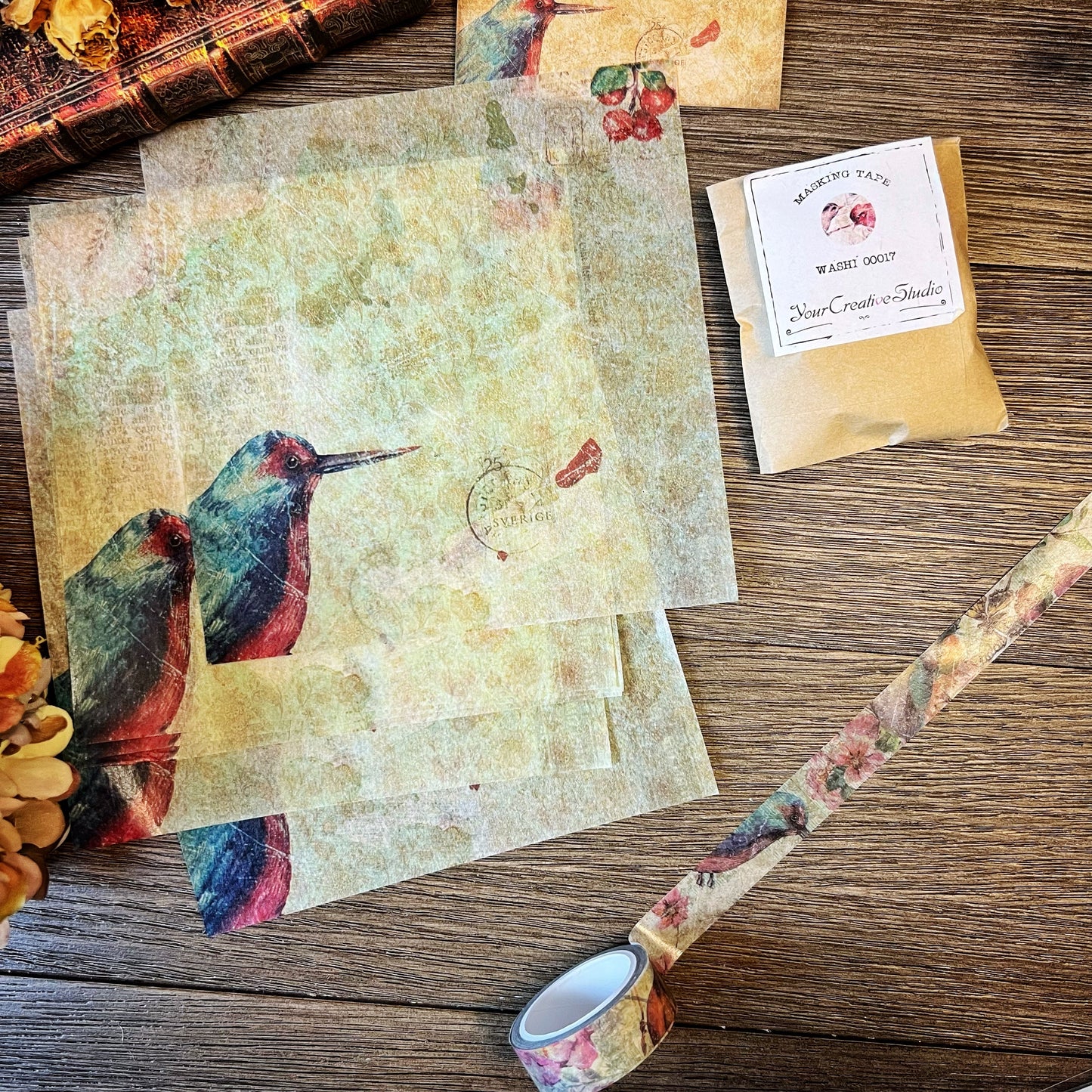 Vintage Bird themed Collection -DVM9P4IB2AF