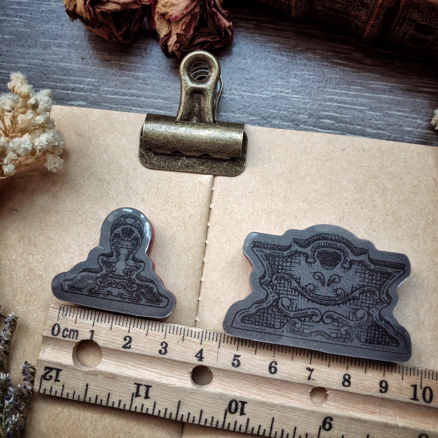 Cling Stamp Two paper clips CLS 0012