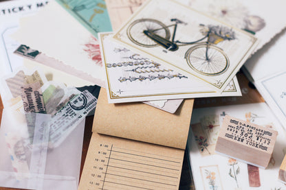 October planner stationery box - Vintage themed - YourCreativeStudio