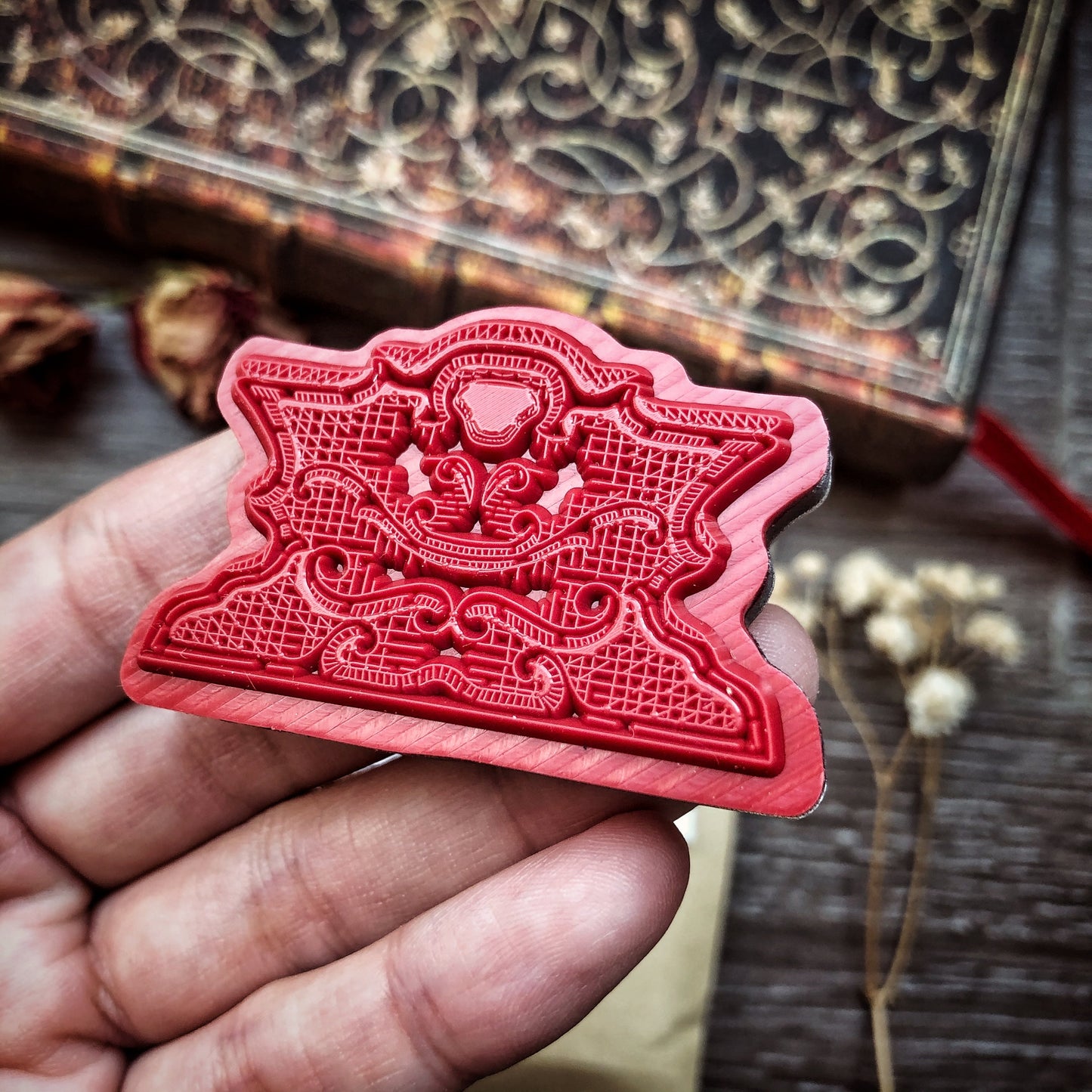 Cling Stamp Two paper clips CLS 0012