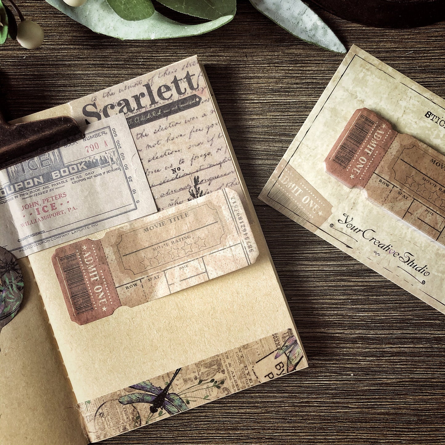 Your Creative Studio StickyNotePad Movie Ticket SKN 0002