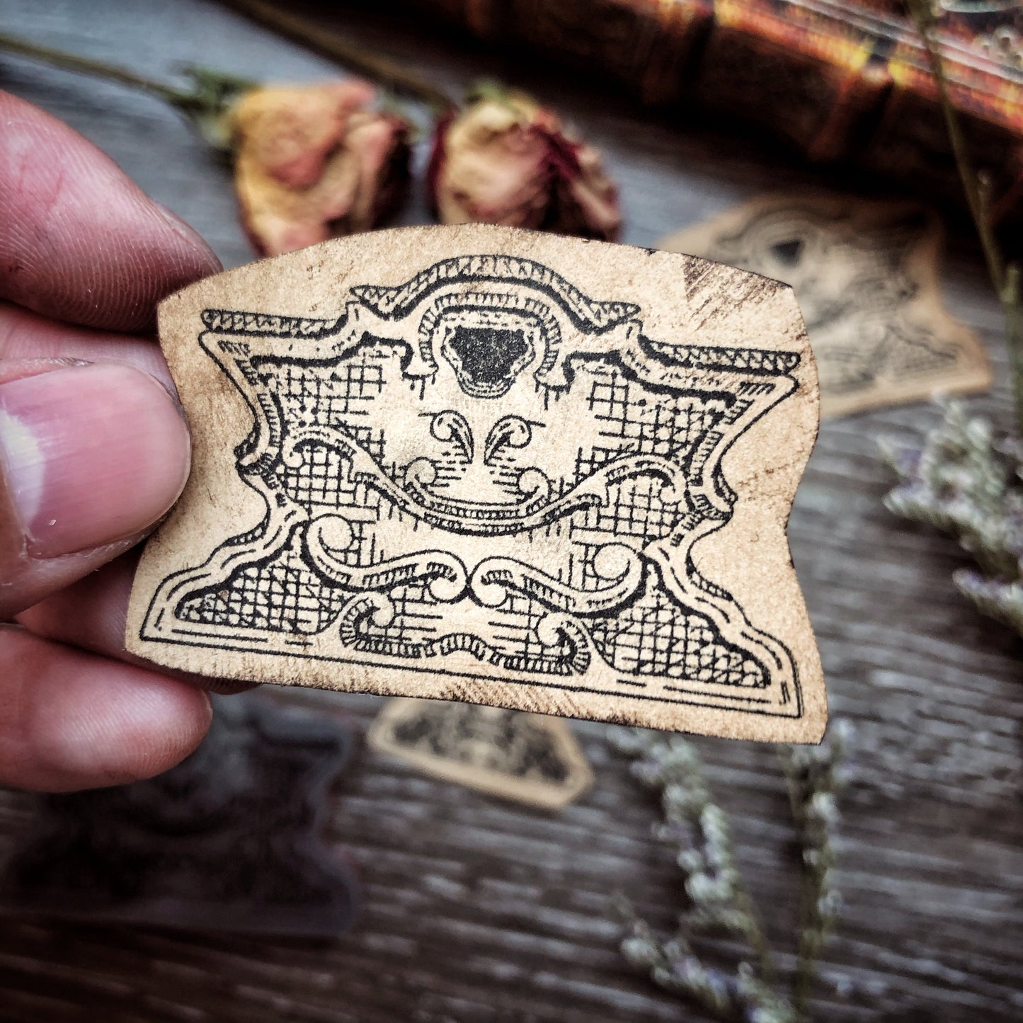 Cling Stamp Two paper clips CLS 0012