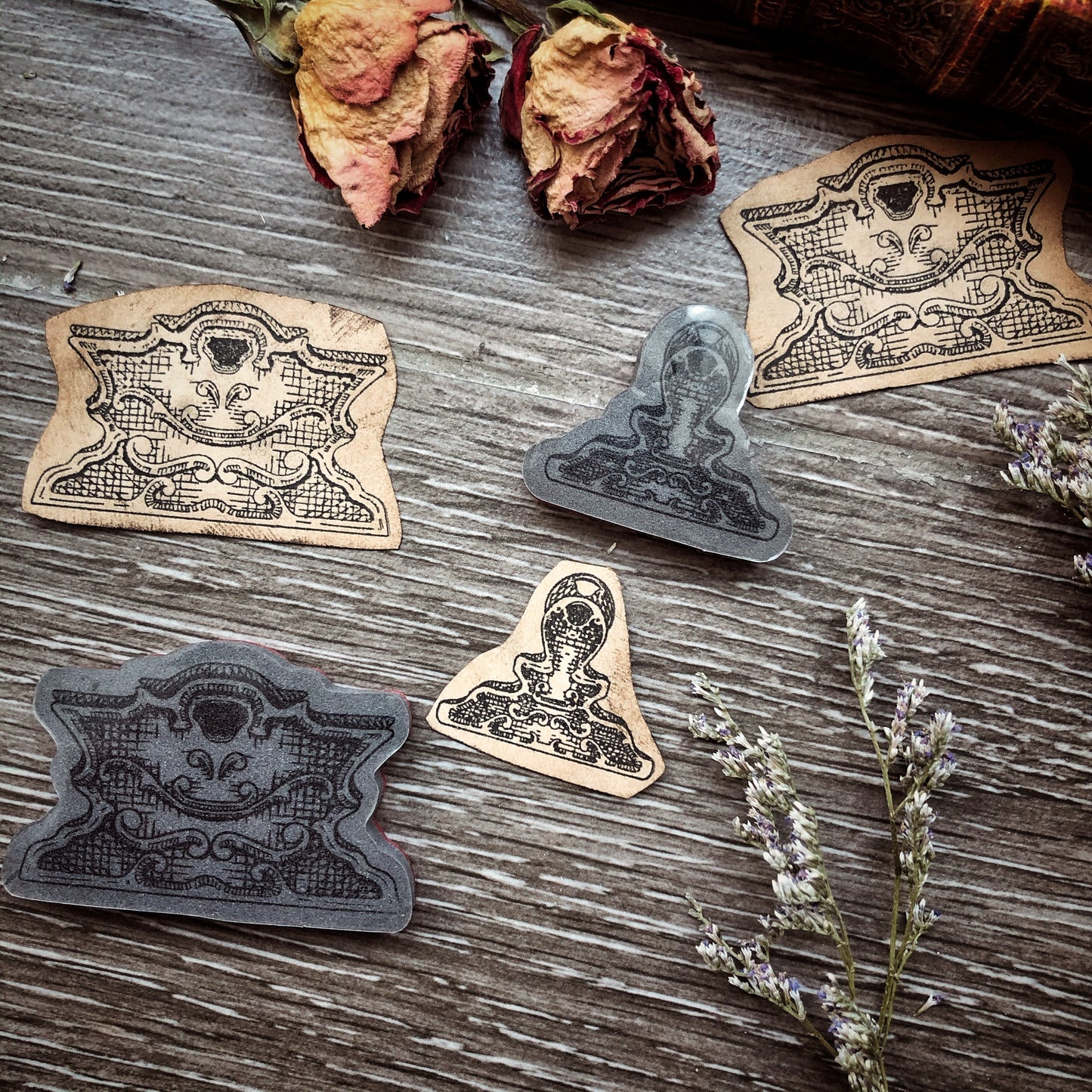 Cling Stamp Two paper clips CLS 0012