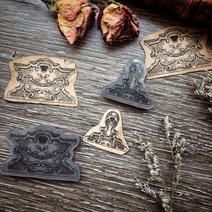 Cling Stamp Two paper clips CLS 0012