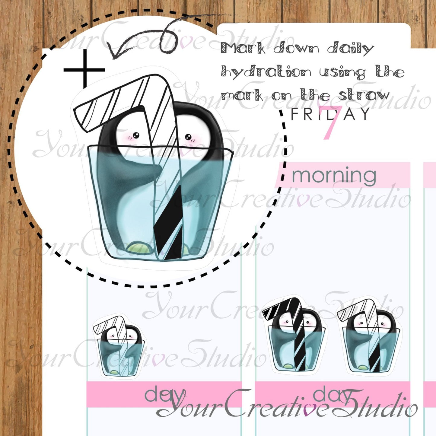 Kawaii Penguins hydrate - YourCreativeStudio