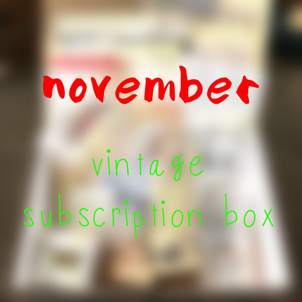 November planner stationery box - Vintage themed - YourCreativeStudio