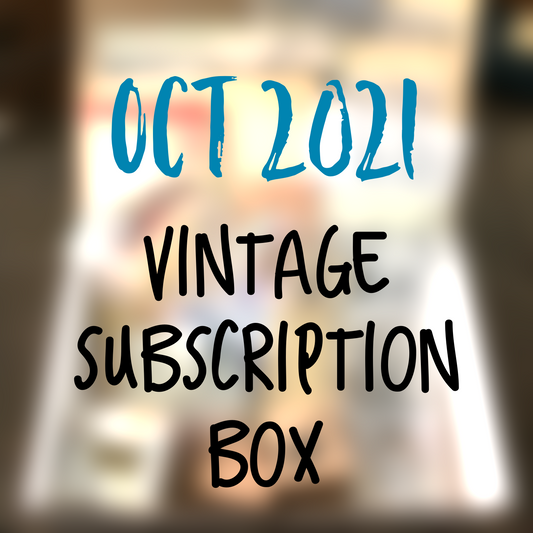 October 2021 stationery box - Vintage non-holiday themed