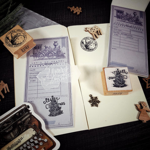 November planner stationery box - Vintage themed - YourCreativeStudio