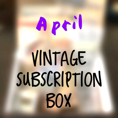 April planner 2020 stationery box - Vintage themed - YourCreativeStudio