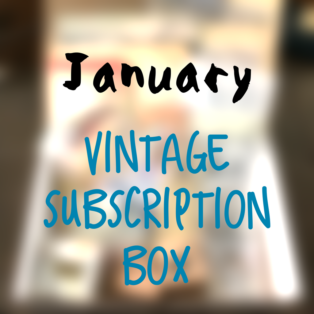 January planner stationery box - Vintage themed - YourCreativeStudio