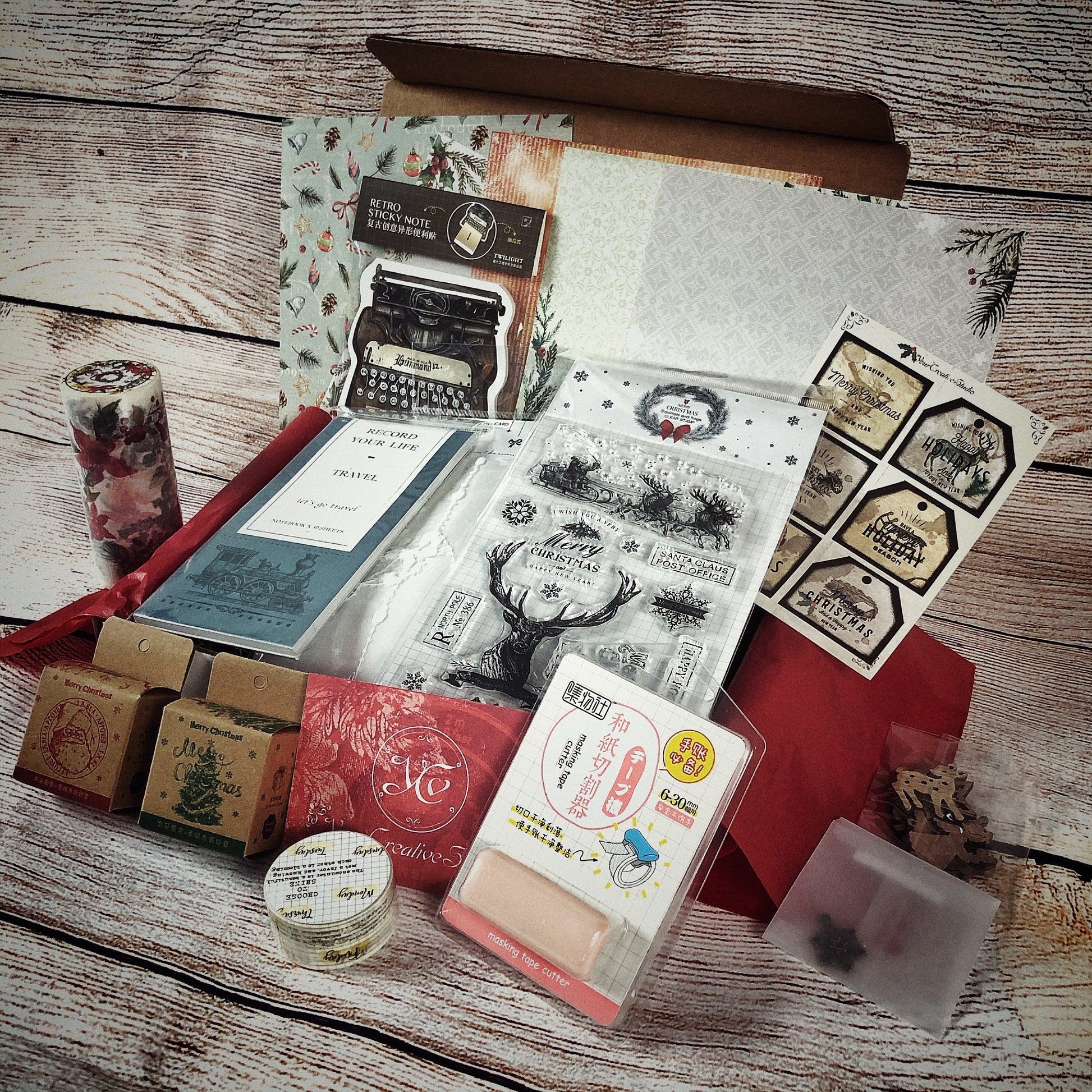 November planner stationery box - Vintage themed - YourCreativeStudio