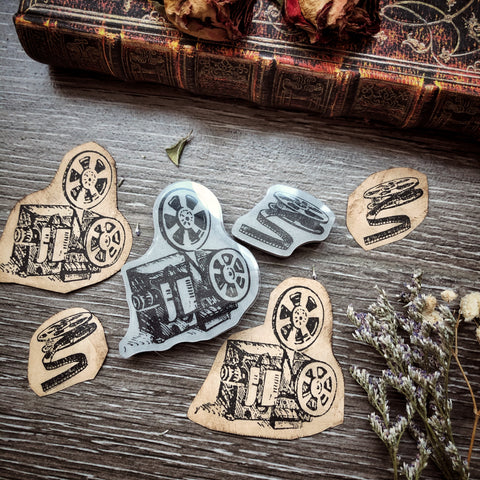 Your Creative Studio Cling Stamp Movie Camera Clip CLS 0005