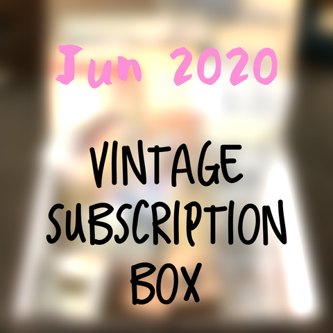 June planner 2020 stationery box - Vintage themed - YourCreativeStudio