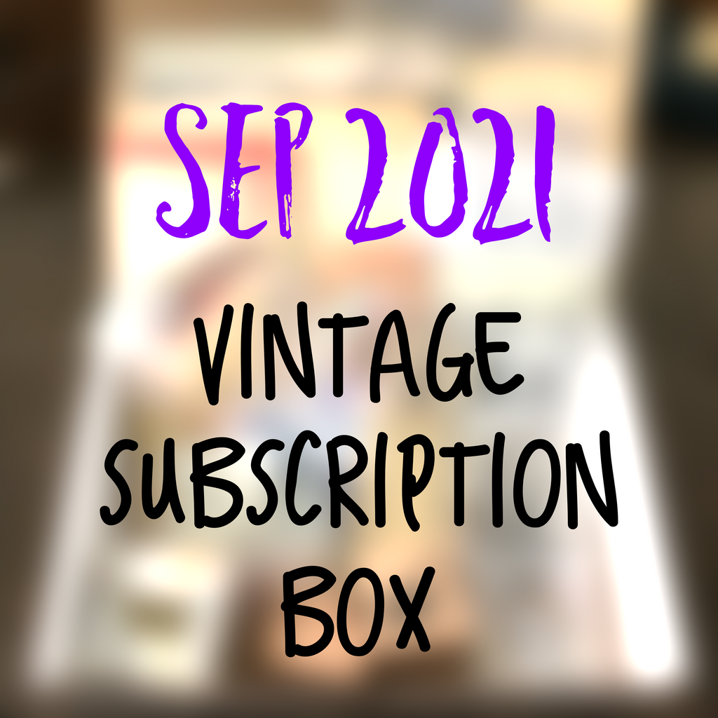 September 2021 stationery box - Vintage non-holiday themed