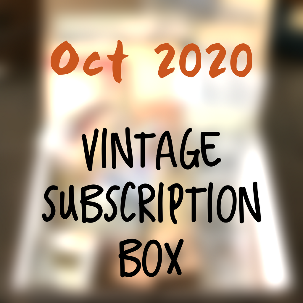 October planner 2020 stationery box - Vintage themed - YourCreativeStudio