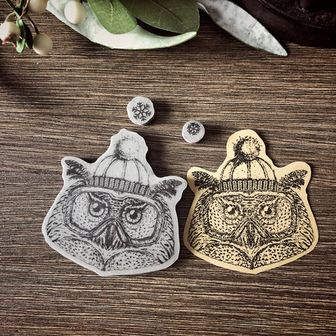 Your Creative Studio Cling Stamp snow Owl CLS 0003