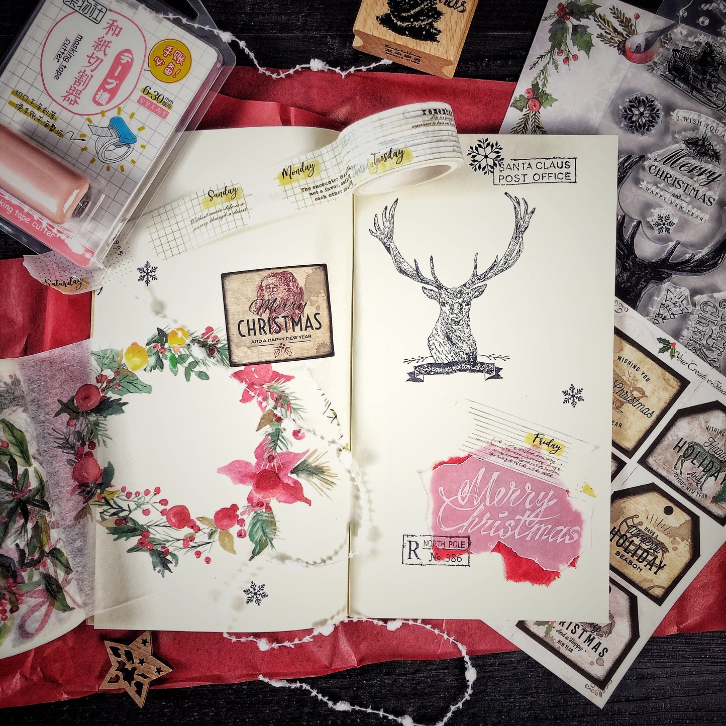 November planner stationery box - Vintage themed - YourCreativeStudio