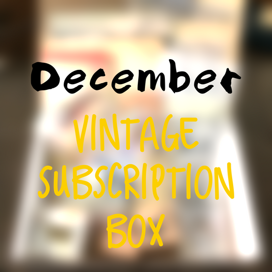 December planner stationery box - Vintage themed - YourCreativeStudio